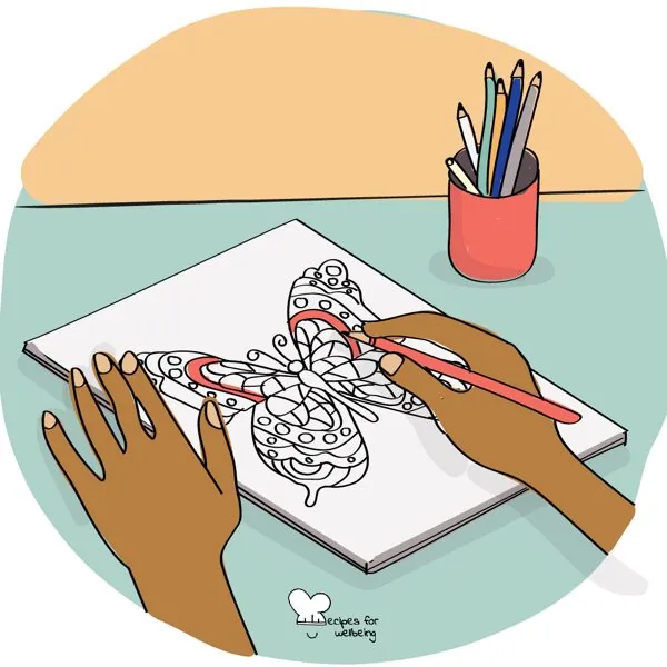 Mindful colouring