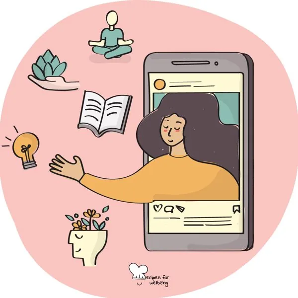 Social media for mental health education